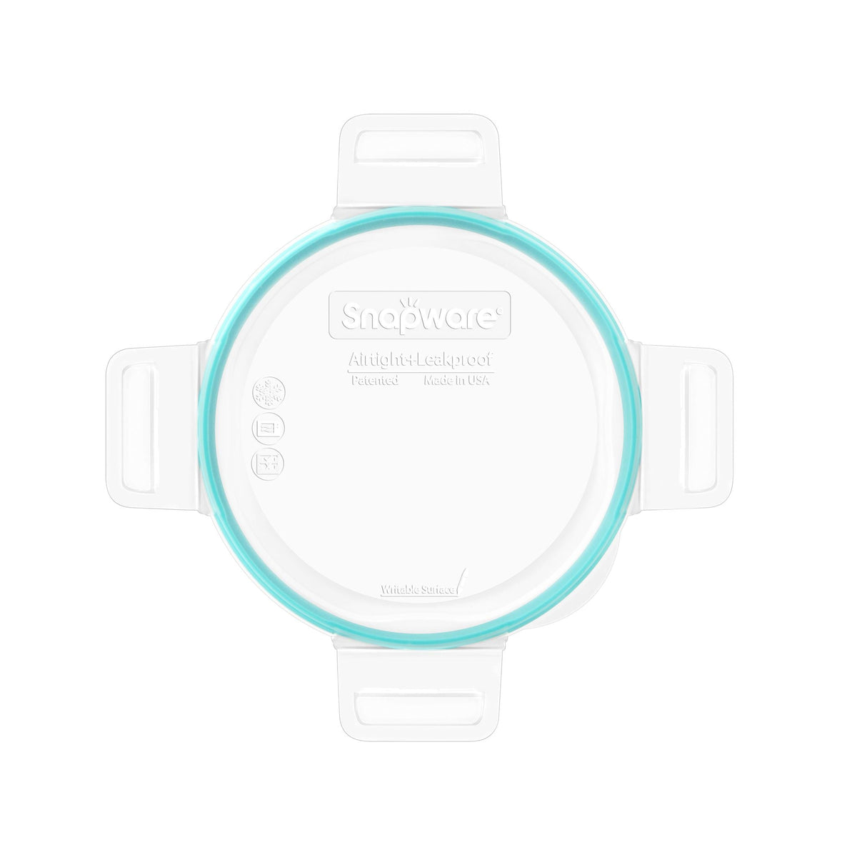 Pyrex Snapware® Total Solution® Medium Round Plastic Lid with Teal Seal